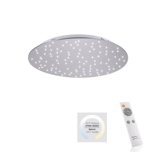 Just Light Deckenleuchte PN14673-55 Sparkle stahlfarbig Aluminium Stahl Kunststoff H/D: ca. 4x48 cm – Bild 3