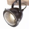 Brilliant Deckenleuchte Carmen Wood 72035/84 braun Metall Holz B/H/L: ca. 29x17,5x29 cm GU10 4 Brennstellen – Bild 5