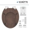 Schütte WC-Sitz DARK WOOD MDF Schütte WC-Sitz DARK WOOD MDF – Bild 3