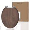 Schütte WC-Sitz DARK WOOD MDF Schütte WC-Sitz DARK WOOD MDF – Bild 4