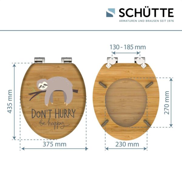 Schütte WC-Sitz DONT HURRY MDF Schütte WC-Sitz DONT HURRY MDF – Bild 2