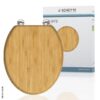Schütte WC-Sitz NATURAL BAMBOO natur Bambus B/H/T: ca. 37,2x5,5x42,5 cm – Bild 4
