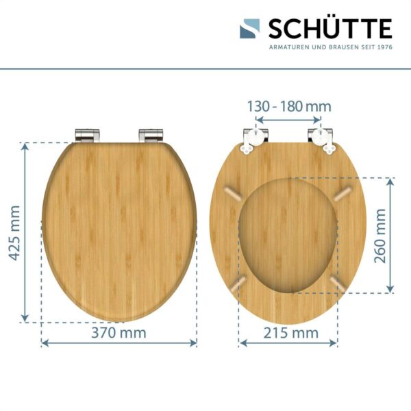 Schütte WC-Sitz Bambus – Bild 4