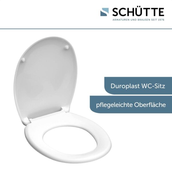 Schütte WC-Sitz WHITE Duroplast Schütte WC-Sitz WHITE Duroplast – Bild 4