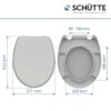 Schütte WC-Sitz GREY Duroplast Schütte WC-Sitz GREY Duroplast – Bild 2