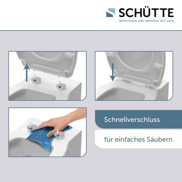 Schütte WC-Sitz GREY Duroplast Schütte WC-Sitz GREY Duroplast – Bild 3