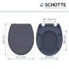 Schütte Duroplast WC-Sitz ANTHRAZIT Duroplast Schütte Duroplast WC-Sitz ANTHRAZIT Duroplast – Bild 4