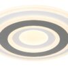 GLOBO Deckenleuchte Sabatino Opal weiß anthrazit Acryl Metall H/D: ca. 5,5x38 cm – Bild 2