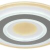 GLOBO Deckenleuchte Sabatino Opal weiß anthrazit Acryl Metall H/D: ca. 5,5x38 cm – Bild 5