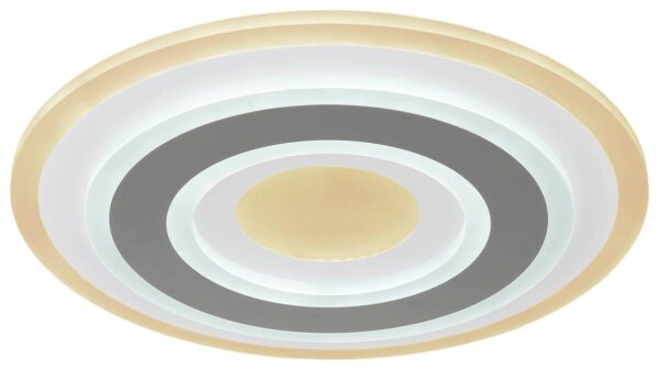 GLOBO Deckenleuchte Sabatino Opal weiß anthrazit Acryl Metall H/D: ca. 5,5x38 cm – Bild 5