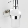 Turbo-Loc Seifenspender weiß silber Edelstahl B/H: ca. 10x17 cm – Bild 3