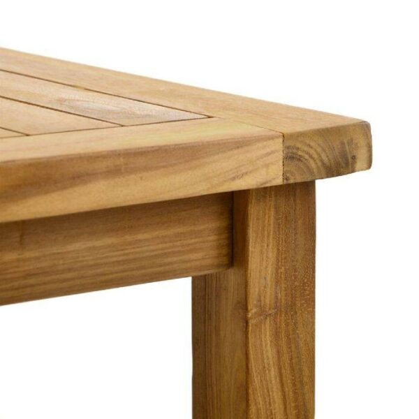VCM Beistelltisch braun Teakholz B/H/T: ca. 50x50x50 cm VCM Beistelltisch braun Teakholz B/H/T: ca. 50x50x50 cm – Bild 2
