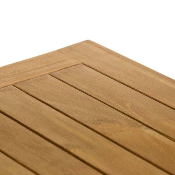 VCM Beistelltisch braun Teakholz B/H/T: ca. 50x50x50 cm VCM Beistelltisch braun Teakholz B/H/T: ca. 50x50x50 cm – Bild 4
