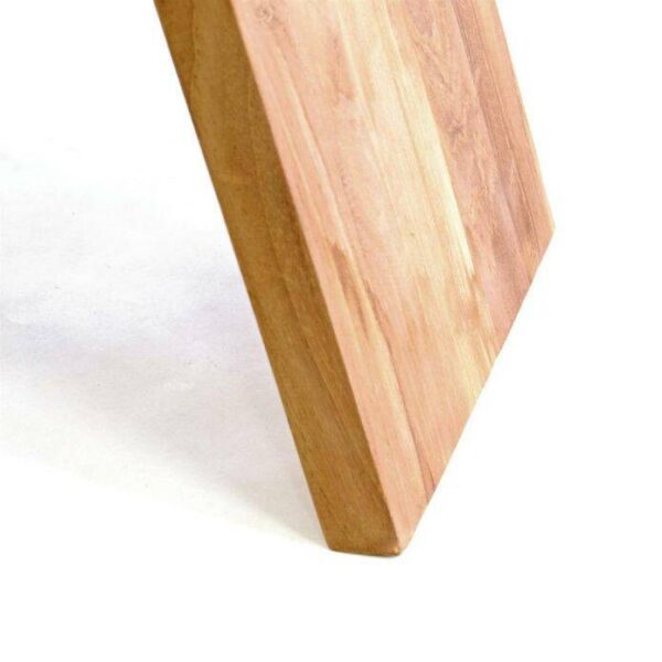 VCM Hocker H braun Teakholz B/H/T: ca. 45x47x29 cm – Bild 3