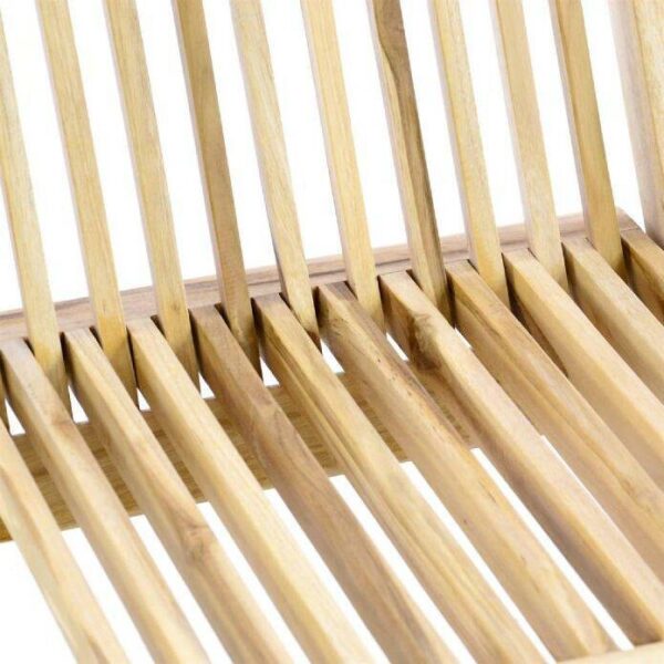 VCM Gartenstuhl 2er Set braun Teakholz B/H/T: ca. 46x89x62 cm VCM Gartenstuhl 2er Set braun Teakholz B/H/T: ca. 46x89x62 cm – Bild 2
