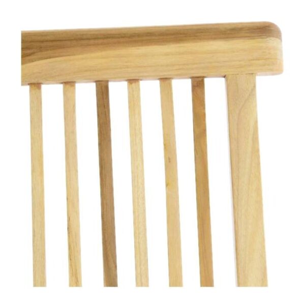 VCM Gartenstuhl 2er Set braun Teakholz B/H/T: ca. 46x89x62 cm VCM Gartenstuhl 2er Set braun Teakholz B/H/T: ca. 46x89x62 cm – Bild 5