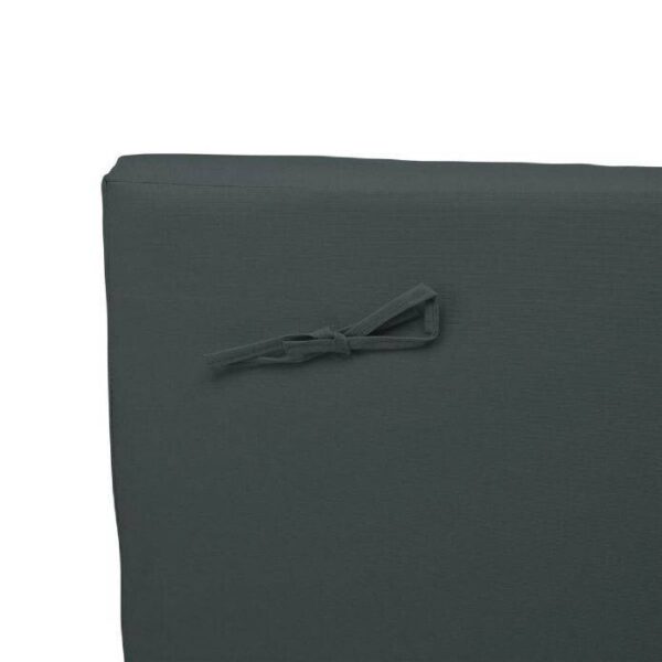 VCM Liegenauflage 2er Set anthrazit Polyester B/L: ca. 58x188 cm – Bild 2