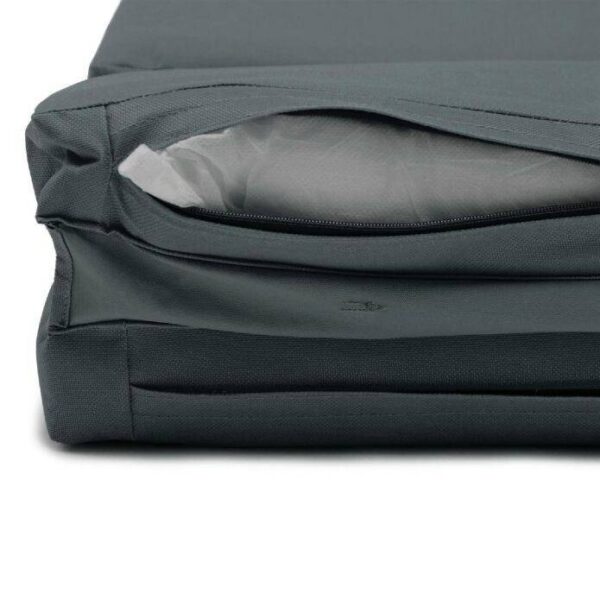 VCM Liegenauflage 2er Set anthrazit Polyester B/L: ca. 58x188 cm – Bild 4
