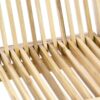 VCM Gartenstuhl 4er Set braun Teakholz B/H/T: ca. 46x89x62 cm – Bild 4