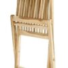 VCM Gartenstuhl 4er Set braun Teakholz B/H/T: ca. 46x89x62 cm – Bild 5