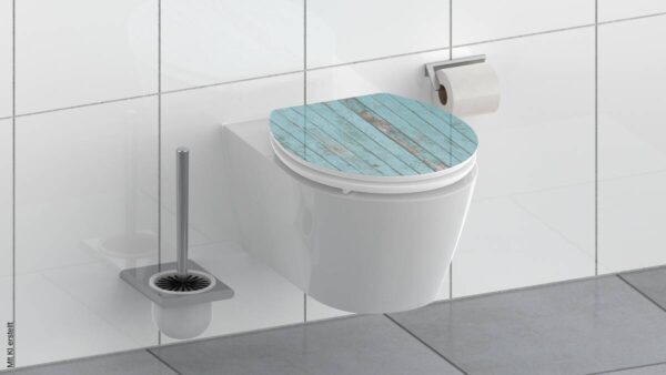 Eisl WC-Sitz Blue Wood MDF Eisl WC-Sitz Blue Wood MDF – Bild 5