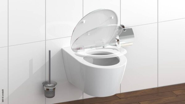 Eisl WC-Sitz Flower&Wood MDF – Bild 4