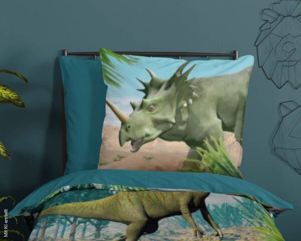 Baumwoll Bettwäsche Dino Renforce – Bild 2