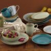CreaTable Kombiservice NATURE COLLECTION multicolor Steingut 16 tlg. – Bild 3