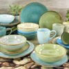 CreaTable Kombiservice NATURE COLLECTION multicolor Steingut 16 tlg. – Bild 4