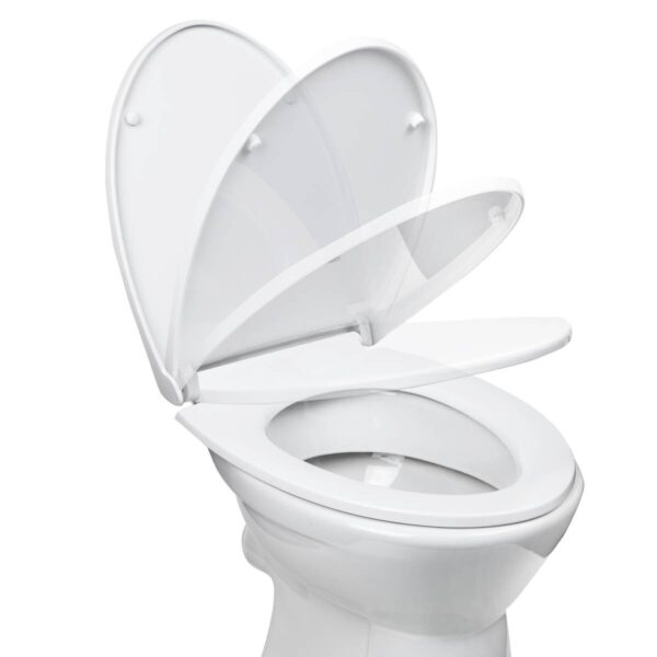 HI WC-Sitz weiß Duroplast HI WC-Sitz weiß Duroplast – Bild 2