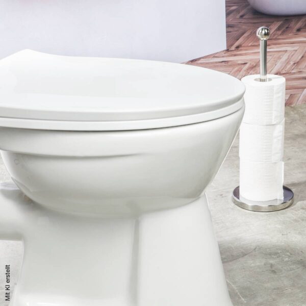 HI WC-Sitz weiß Duroplast HI WC-Sitz weiß Duroplast – Bild 3