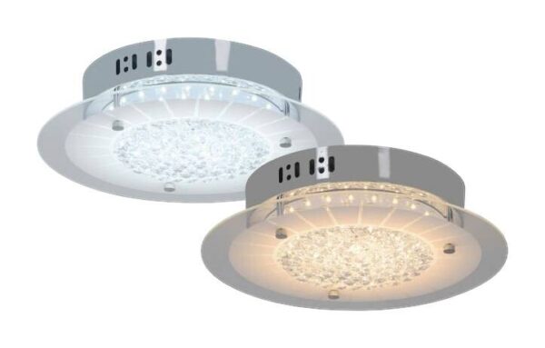 Näve Leuchten LED Deckenleuchte NV1267526 weiß Metall Kunststoff Glas H/D: ca. 7x30 cm 1 Brennstellen – Bild 2
