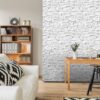 Vliestapete Steinoptik grau B/L: ca. 53x1005 cm – Bild 2