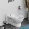POCOline WC-Sitz Wassertropfen hellgrau Duroplast – Bild 4