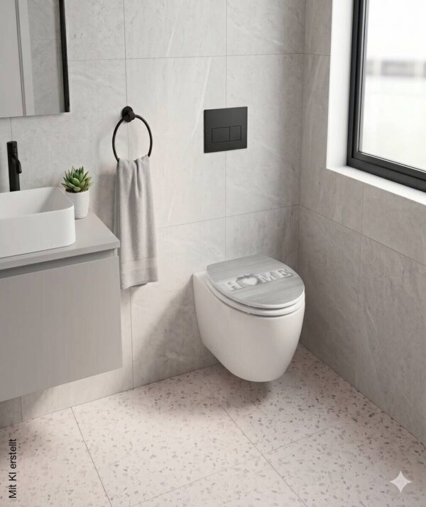 POCOline WC-Sitz Home grau Duroplast – Bild 5