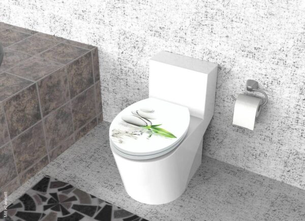 POCOline WC-Sitz White Stone weiß Duroplast – Bild 3
