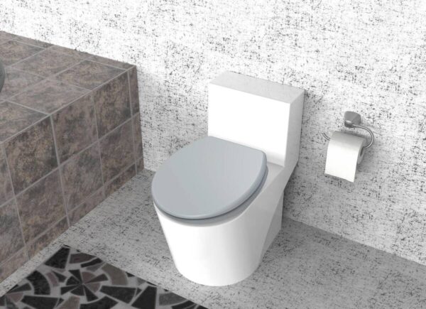 POCOline WC-Sitz Cassano grau Duroplast – Bild 4