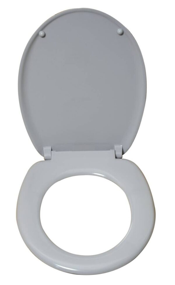 POCOline WC-Sitz Cassano grau Duroplast – Bild 5