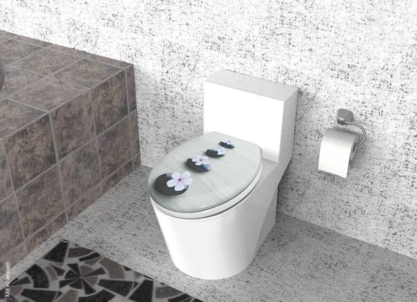 POCOline WC-Sitz Zen Flower Duroplast – Bild 2