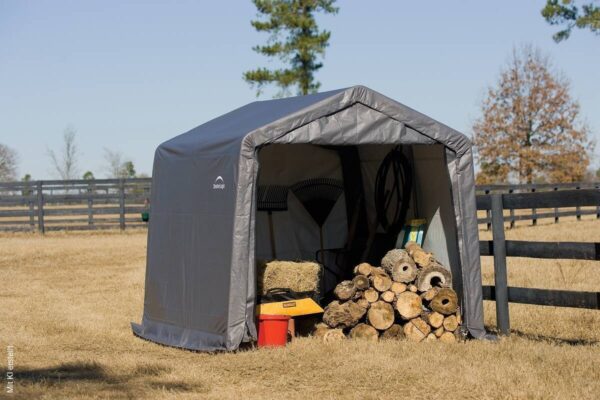 ShelterLogic Gartenhaus Shed-in-a-Box grau B/H/L: ca. 300x240x300 cm – Bild 4