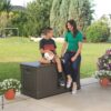 Lifetime Kissenbox Premium 440L braun Kunststoff B/H/T: ca. 128x67x64 cm – Bild 2