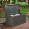 Lifetime Kissenbox Premium 440L braun Kunststoff B/H/T: ca. 128x67x64 cm – Bild 3