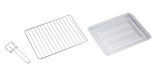 POCOline Mini-Backofen silber Glas B/H/L: ca. 42,6x35,7x51,1 cm ca. 30 l – Bild 2