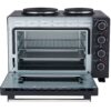 POCOline Mini-Backofen silber Glas B/H/L: ca. 42,6x35,7x51,1 cm ca. 30 l – Bild 4