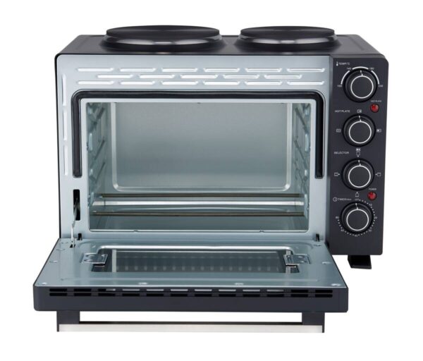 POCOline Mini-Backofen silber Glas B/H/L: ca. 42,6x35,7x51,1 cm ca. 30 l – Bild 5