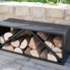 Westmann Kaminholzregal schwarz – Bild 2