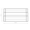 Westmann Treppenhochbeet Premium natur Lärche B/H/L: ca. 76x64x120 cm – Bild 3