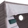 deVries Strandkorb PURE Wave XL grey Des. 484 grau Kunststoff B/H/T: ca. 140x160x80 cm – Bild 3
