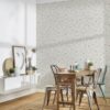 Vliestapete Blumen creme bunt B/L: ca. 53x1005 cm – Bild 3