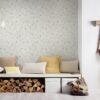 Vliestapete Blumen creme bunt B/L: ca. 53x1005 cm – Bild 4